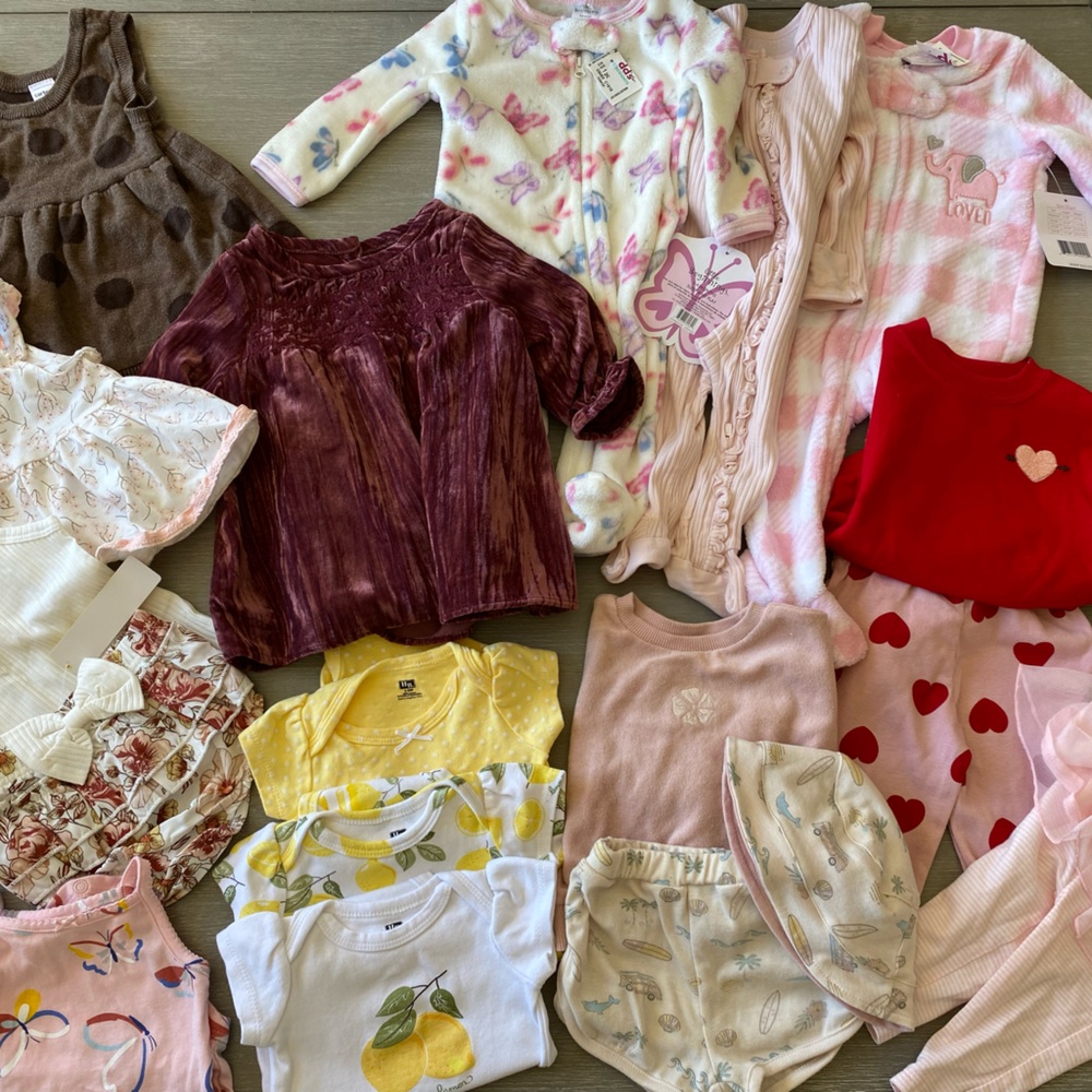 3-6, 6 months Baby Girl’s Clothing Lot